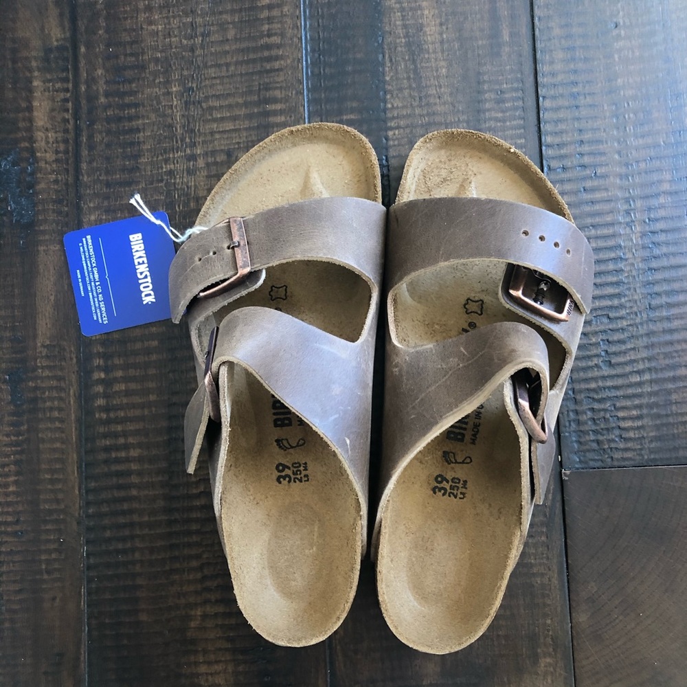 BIRKENSTOCK Arizona Oiled Leather Tabacco Brown - Picture 5 of 5